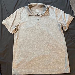Gray collared shirt boys 12/14